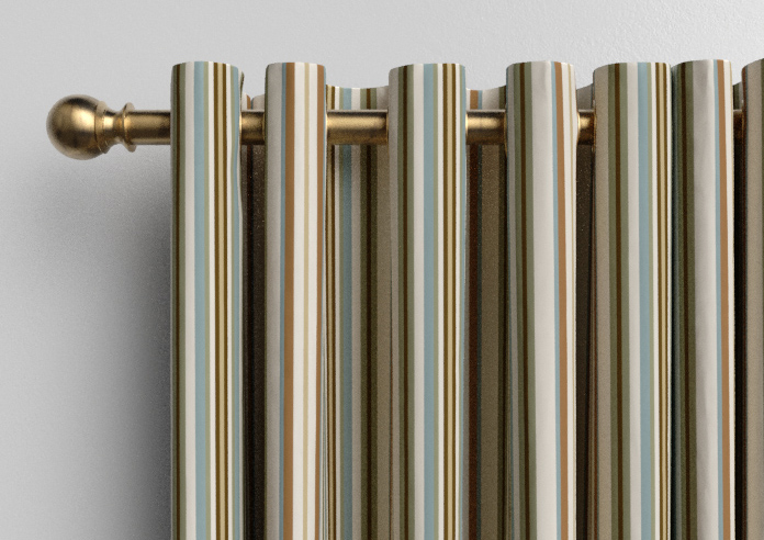 The British Stripe Co. Elizabeth, Derwent No.1 - Made to Measure Curtains - Image 12